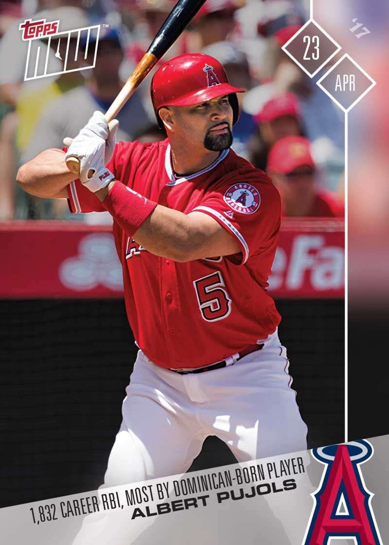 2017 Topps Now #78 Albert Pujols