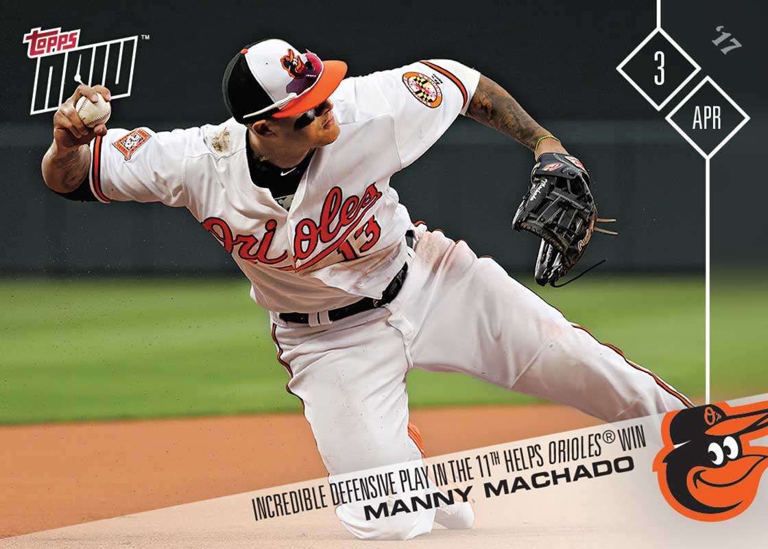 2017 Topps Now #8 Manny Machado