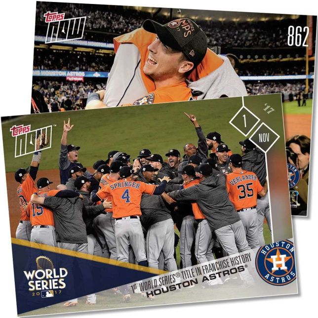 2017 Topps Now #862 Astros