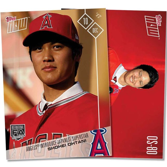 2017 Topps Now #OS-80 Shohei Ohtani
