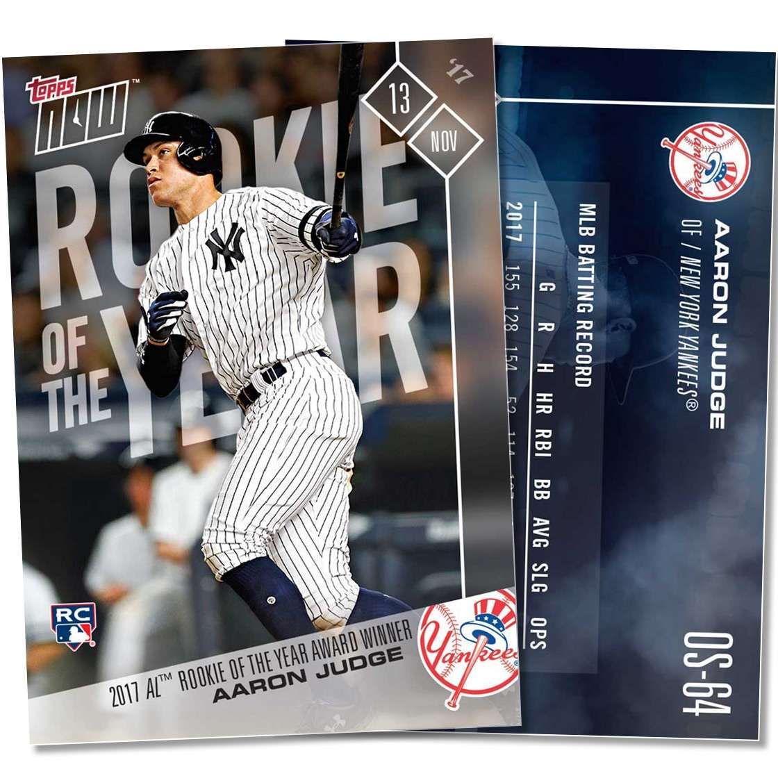 2017 Topps Now #OS-64 Aaron Judge
