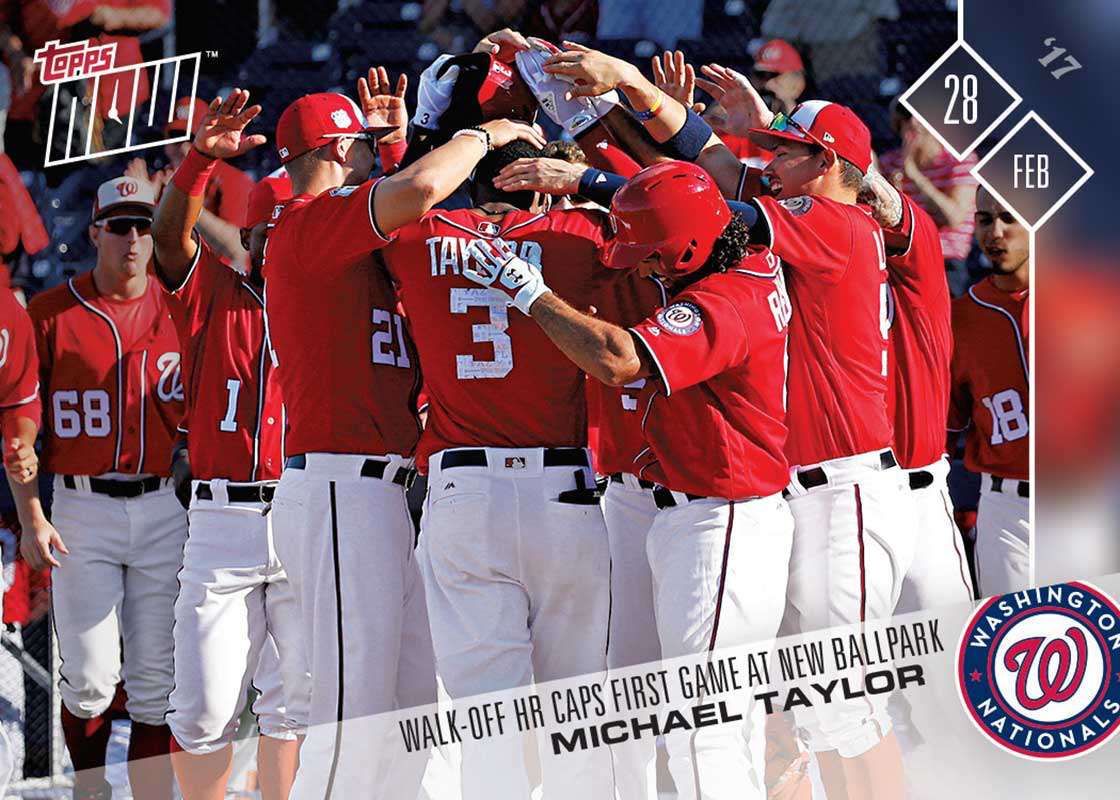 2017 Topps Now #ST-2 Michael Taylor