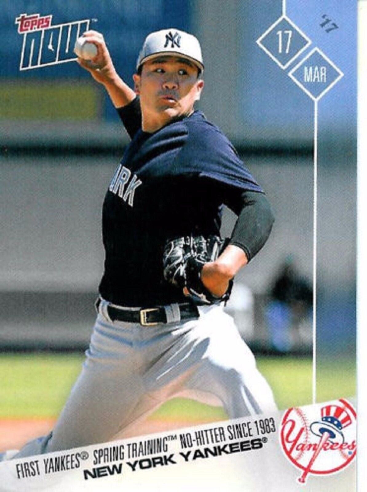 2017 Topps Now #ST-4 Yankees Masahiro Tanaka