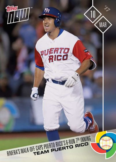 2017 Topps Now #W-19 Team Puerto Rico