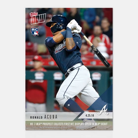 2018 Topps Now #125 Ronald Acuna