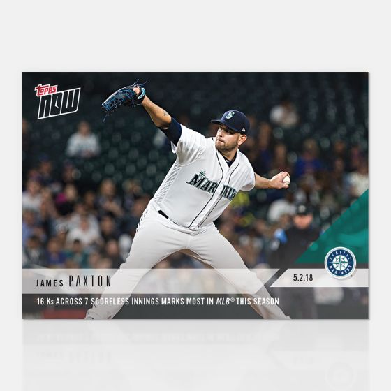 2018 Topps Now #162 James Paxton