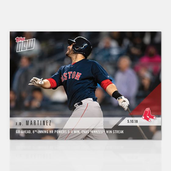 2018 Topps Now #196 J.D. Martinez