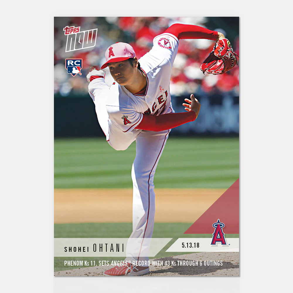 2018 Topps Now #210 Shohei Ohtani
