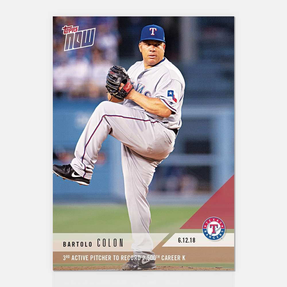 2018 Topps Now #316 Bartolo Colon