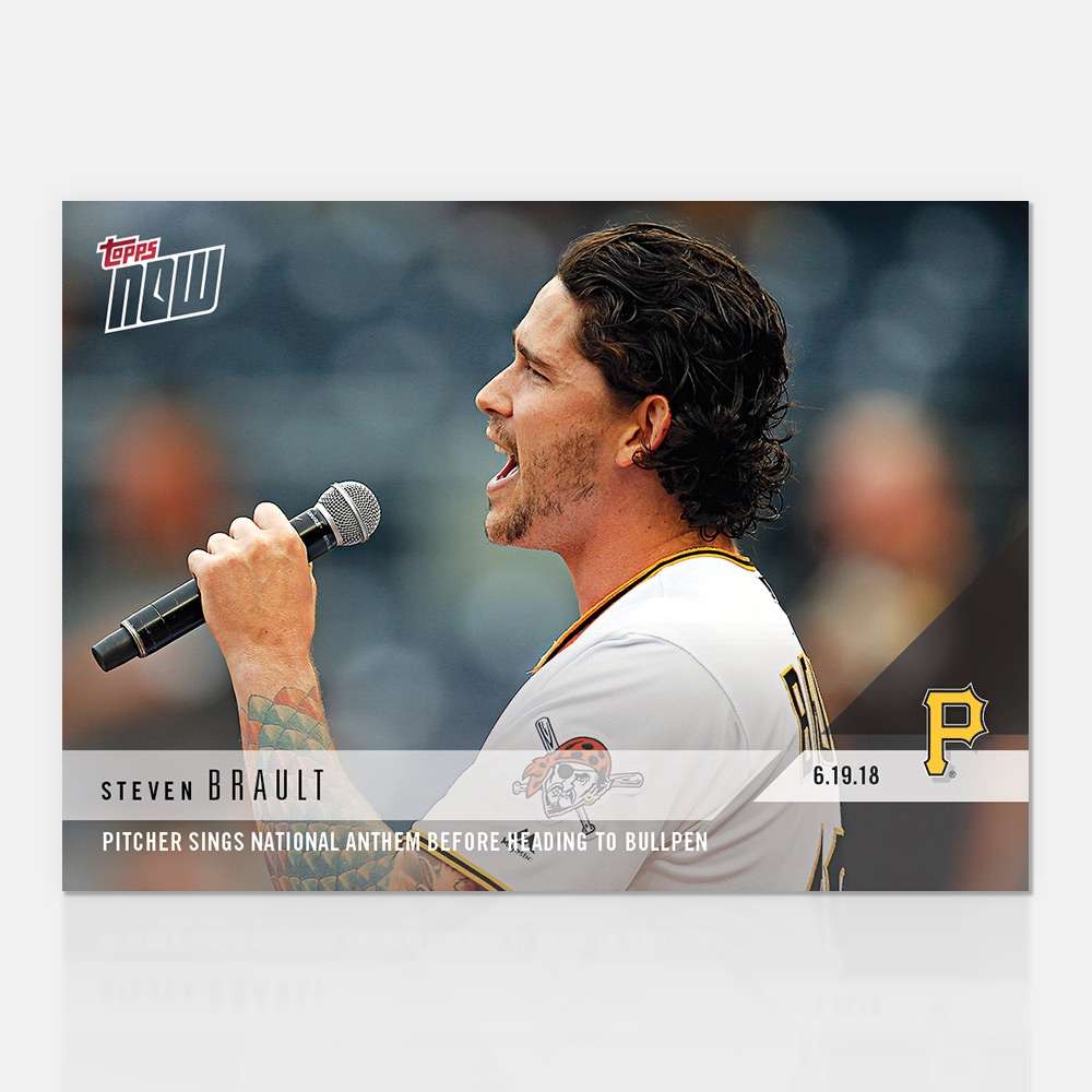 2018 Topps Now #344 Steven Brault
