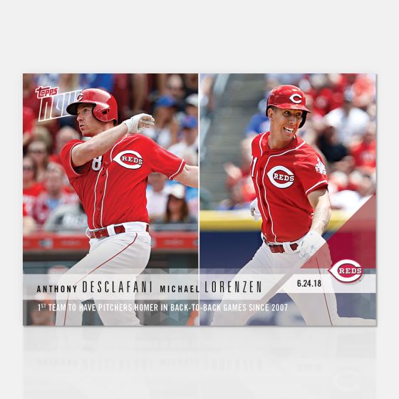 2018 Topps Now #363 Michael Lorenzen & Anthony DeSclafani