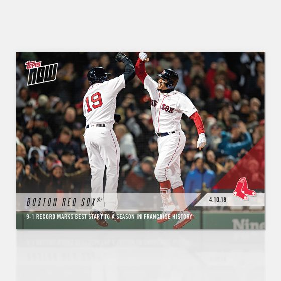 2018 Topps Now #62 Red Sox