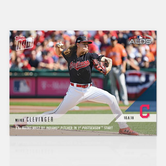 2018 Topps Now #860 Mike Clevinger