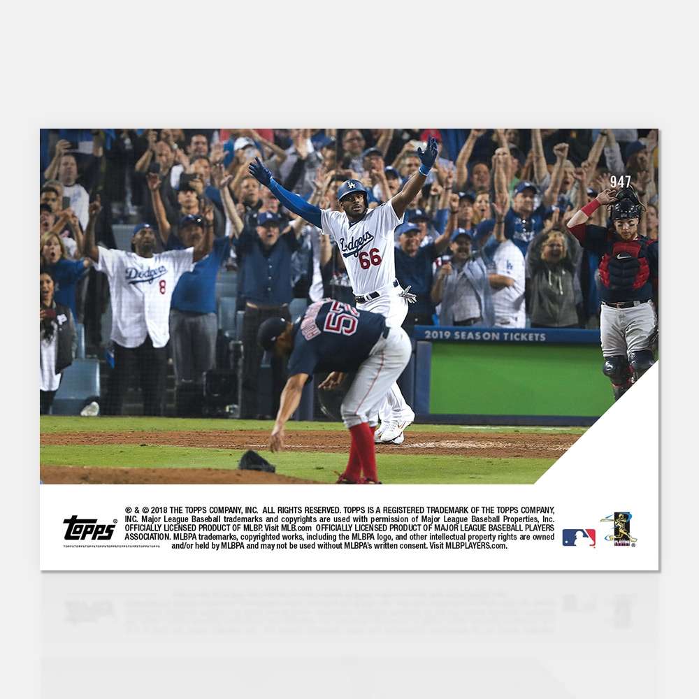 2018 Topps Now #947 Yasiel Puig