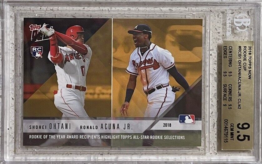 2018 Topps Now #RCB-1 Shohei Ohtani Ronald Acuna Jr.