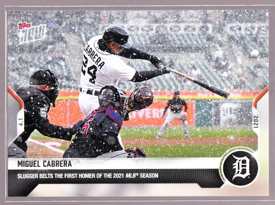 2021 Topps Now #1 Miguel Cabrera