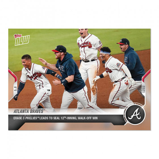 2021 Topps Now #191 Atlanta Braves