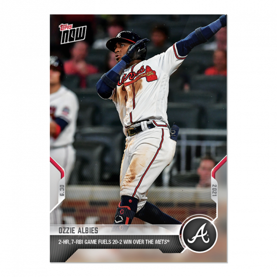 2021 Topps Now #437 Ozzie Albies