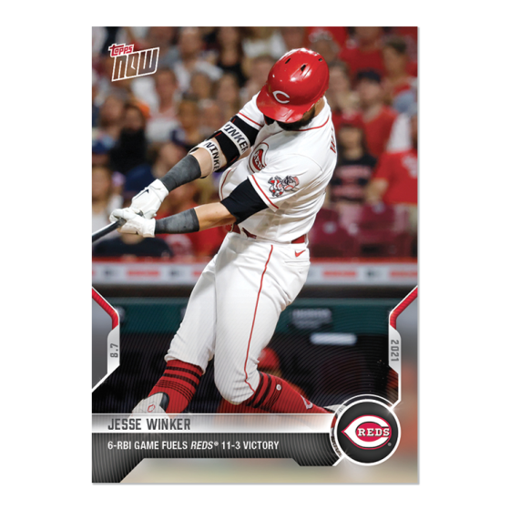 2021 Topps Now #628 Jesse Winker