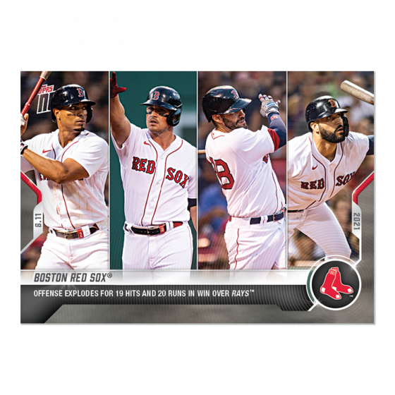 2021 Topps Now #641 Boston Red Sox