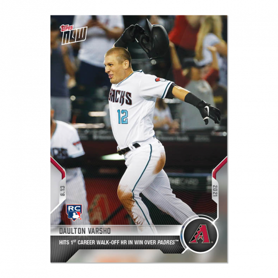 2021 Topps Now #655 Daulton Varsho