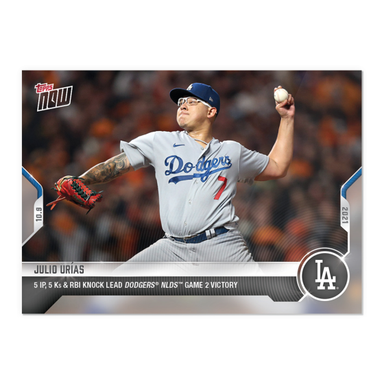 2021 Topps Now #941 Julio Urías