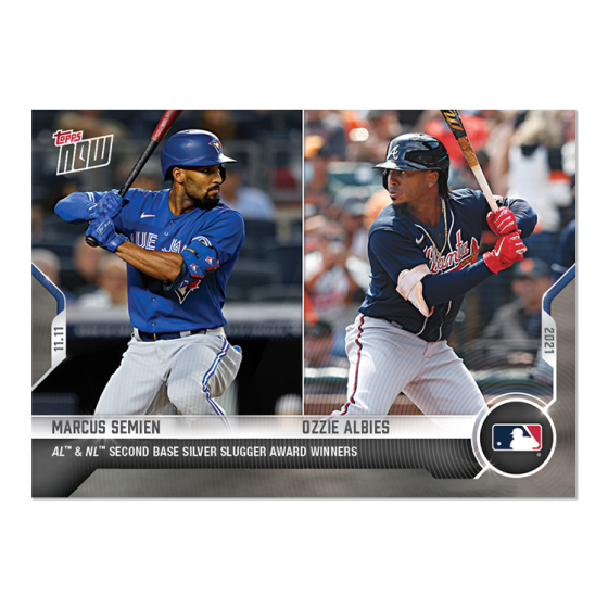 2021 Topps Now #OS-28 Marcus Semien & Ozzie Albies