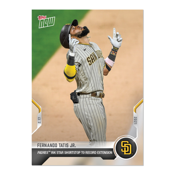 2021 Topps Now #ST-2 Fernando Tatis Jr.