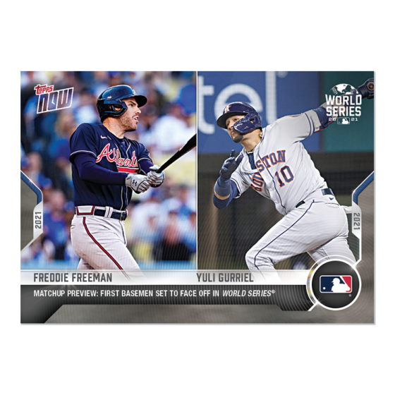 2021 Topps Now #WSM-2 Freddie Freeman / Yuli Gurriel