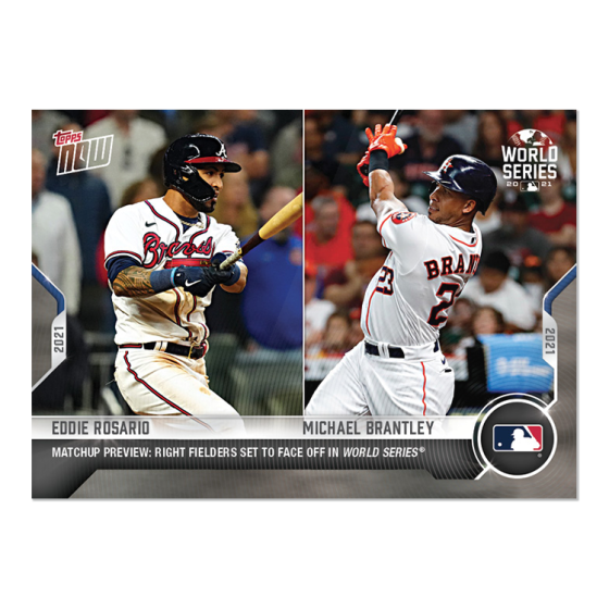 2021 Topps Now #WSM-6 Eddie Rosario / Michael Brantley