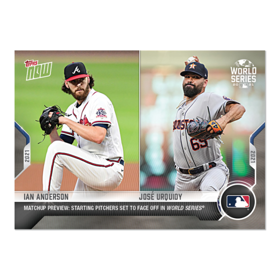 2021 Topps Now #WSM-12 Ian Anderson / Jose Urquidy