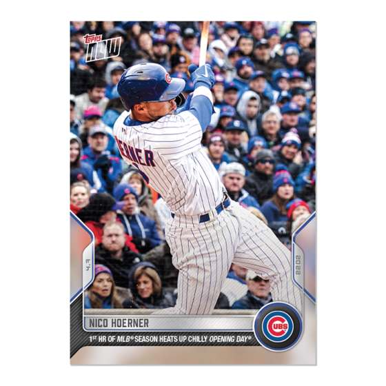 2022 Topps Now #1 Nico Hoerner
