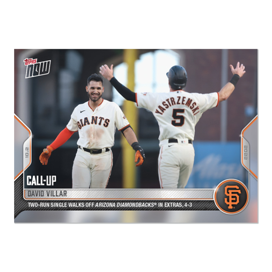 2022 Topps Now #1005 David Villar