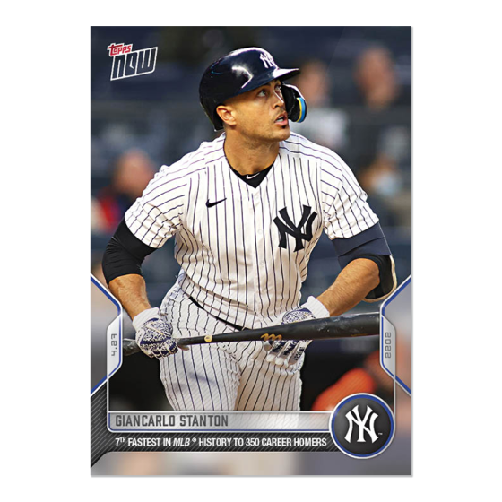 2022 Topps Now #101 Giancarlo Stanton