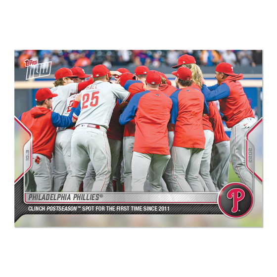 2022 Topps Now #1010 Philadelphia Phillies