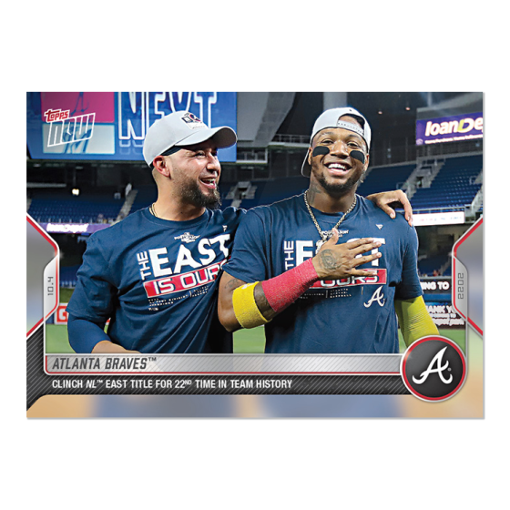 2022 Topps Now #1018 Atlanta Braves