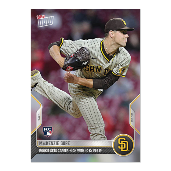 2022 Topps Now #102 MacKenzie Gore