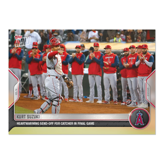 2022 Topps Now #1020 Kurt Suzuki