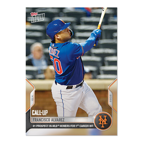 2022 Topps Now #1021 Francisco Álvarez