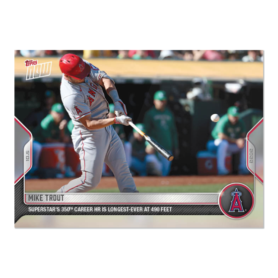 2022 Topps Now #1024 Mike Trout