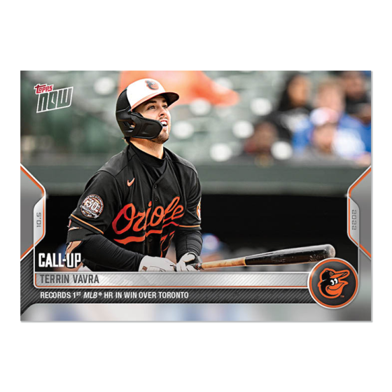 2022 Topps Now #1030 Terrin Vavra