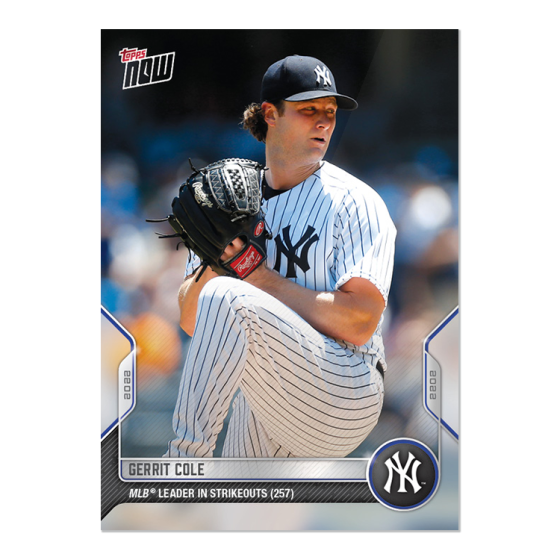 2022 Topps Now #1034 Gerrit Cole