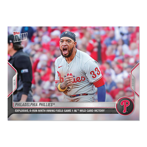 2022 Topps Now #1038 Philadelphia Phillies