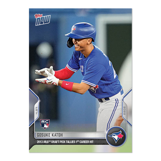 2022 Topps Now #104 Gosuke Katoh