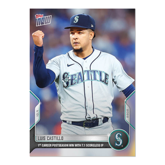2022 Topps Now #1040 Luis Castillo