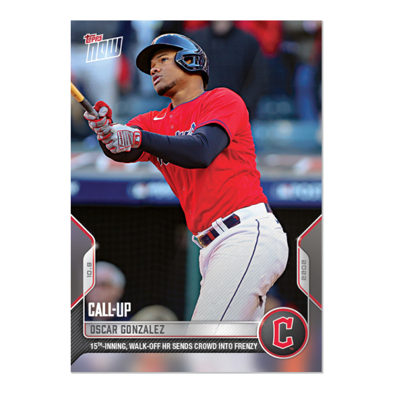 2022 Topps Now #1043 Oscar Gonzalez