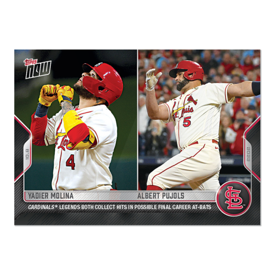 2022 Topps Now #1049 Yadier Molina/Albert Pujols