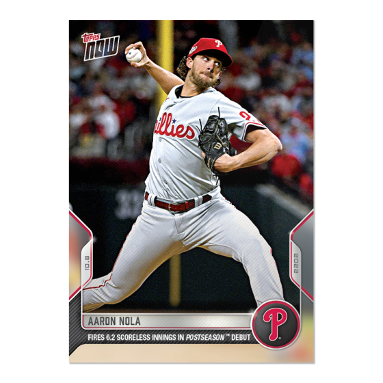 2022 Topps Now #1050 Aaron Nola