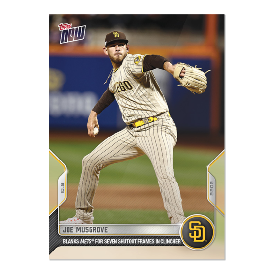 2022 Topps Now #1052 Joe Musgrove
