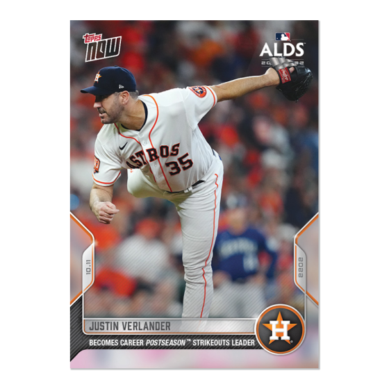 2022 Topps Now #1055 Justin Verlander
